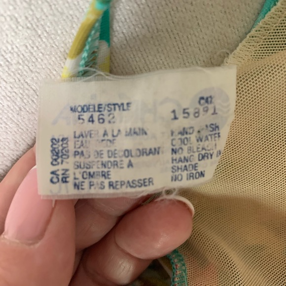 Vintage Christina High Cut Floral One Piece Suit - Picture 10 of 15